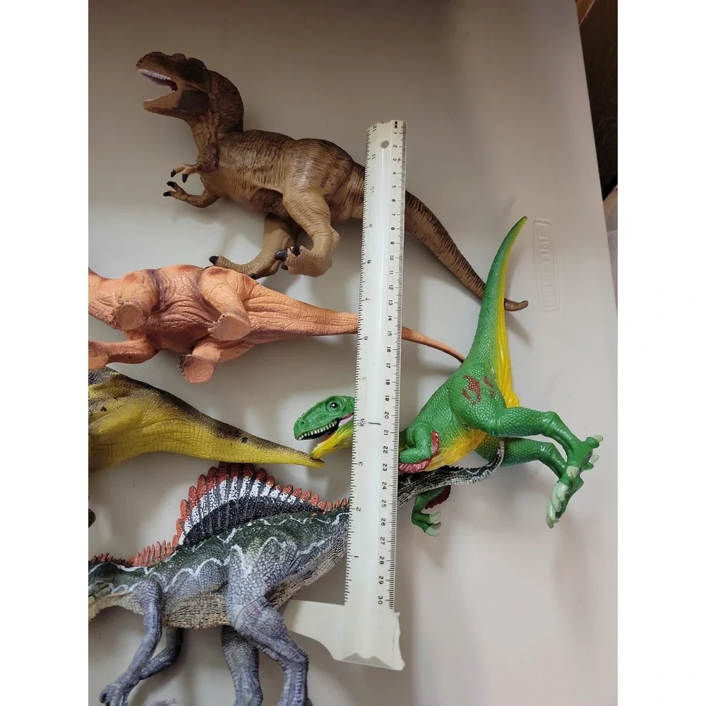 Hard rubber plastic Dinosaur Figures Prehistoric animals Dino